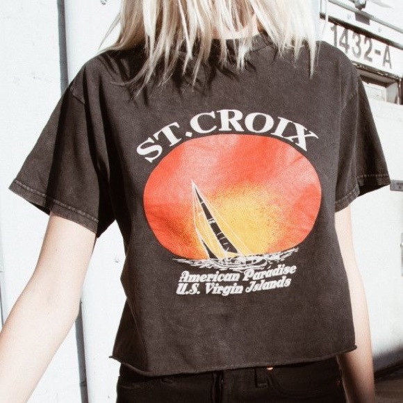 Brandy Melville Tops - Brandy Melville St Croix Aleena Tee